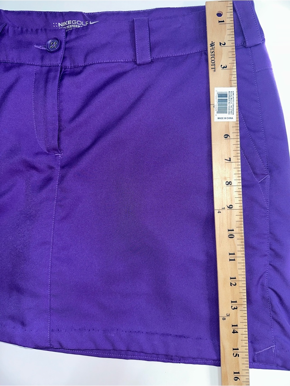 Nike Golf Tour Performance Purple Dri-FIT Athletic Skort - Size 10 - Picture 5 of 15